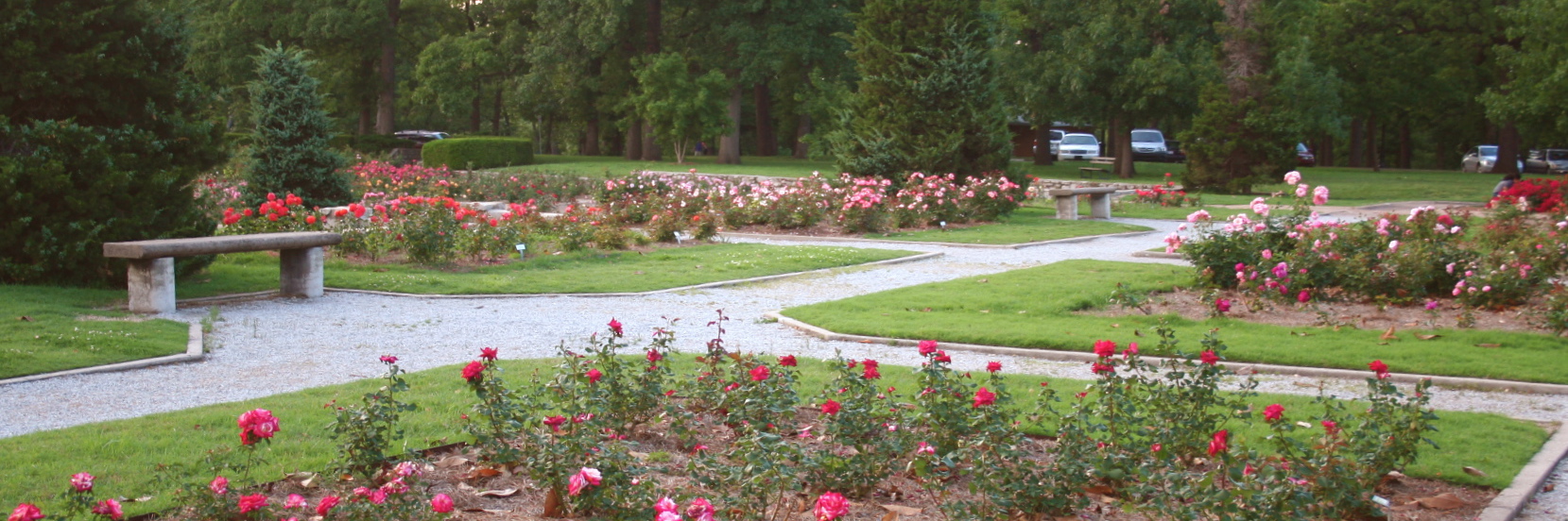 Tulsa Municipal Rose Garden at the Tulsa Garden Center at Woodward Park